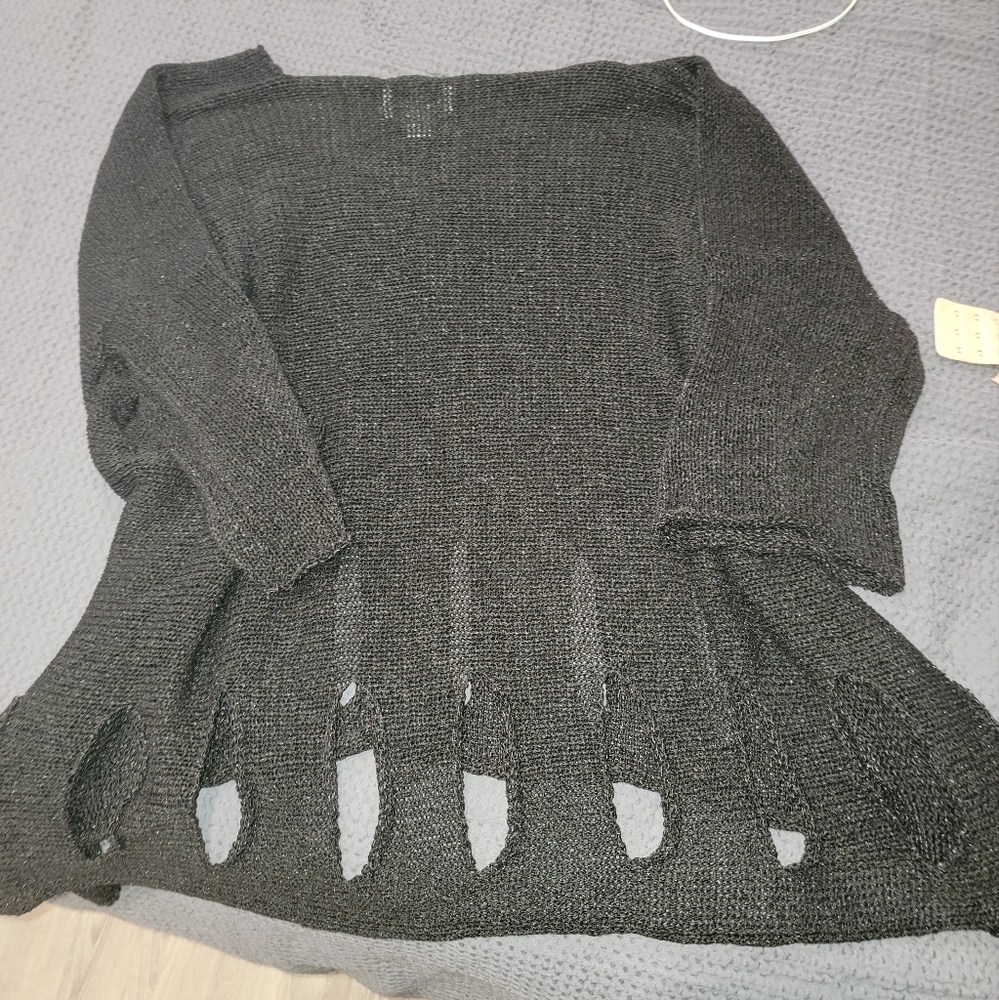 Joseph Ribkoff sweater with cutouts